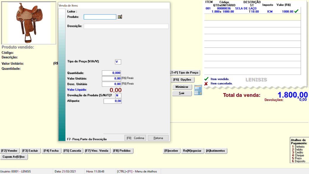 Captura de tela site Lenisis 01