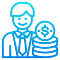 Ícone gestão financeira